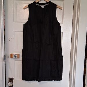 Tommy Bahama Black Sleeveless Midi Dress